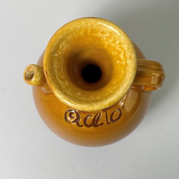 Ceramiche Nicola Fasano Pottery Vinegar Oil Pitcher Stoneware Grottaglie Italy - Picture 3 of 10